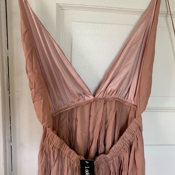 Sexy halter maxi dress with slit down leg - Picture 2 of 4